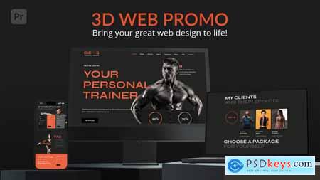 3D Web Promo for Premiere Pro 54496197