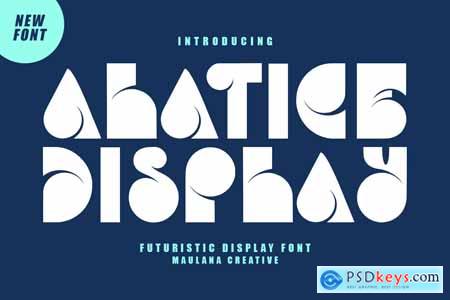 Alatice Futuristic Display Font