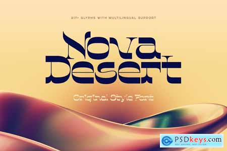 Nova Desert  Original Style font