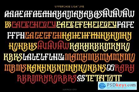 Jenmalo Display Font