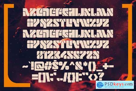 Oravino - Experimental Futuristic Fonts