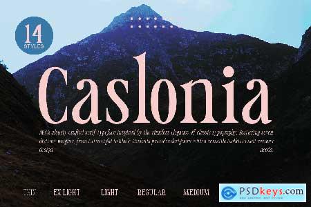 Caslonia - Retro Branding Logo Font