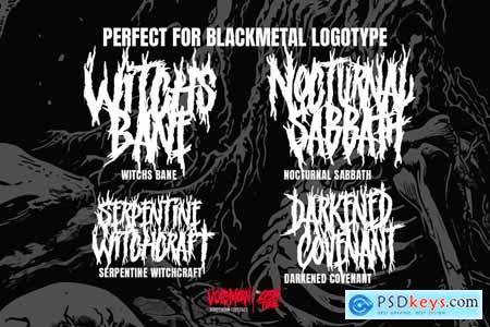 Voidthorn  Black Metal Font