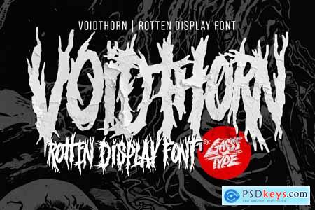 Voidthorn  Black Metal Font