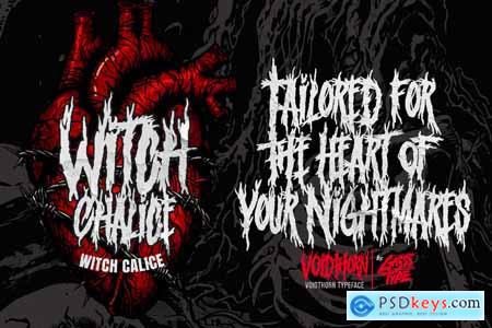 Voidthorn  Black Metal Font