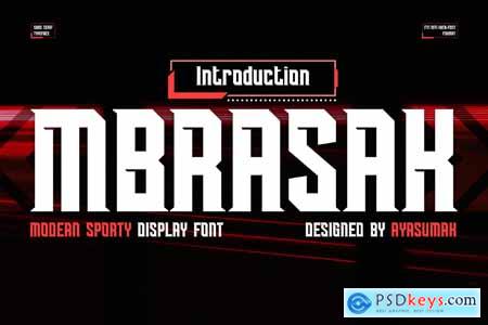 Mbrasak - Sports Gamer Bold Font