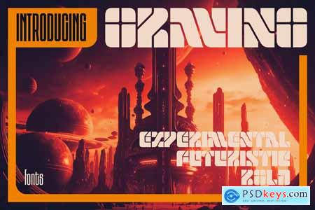 Oravino - Experimental Futuristic Fonts