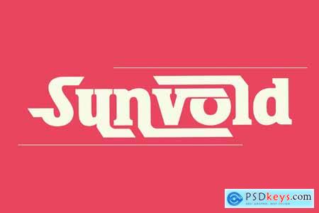 Sunvold Bold 80s Serif Decorative