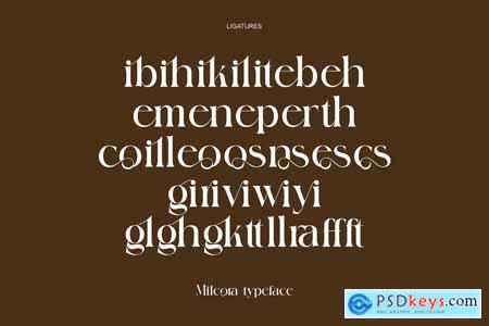 Milcora Modern Ligature Serif