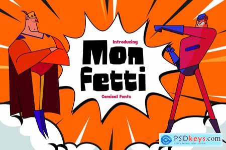 Monfetti - Playful Comic Fonts