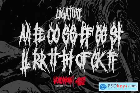 Voidthorn  Black Metal Font