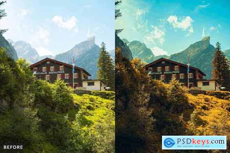 Landscape Cinematic Lightroom Presets Pack