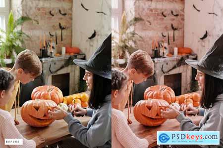 12 Pumpkin Lightroom Presets