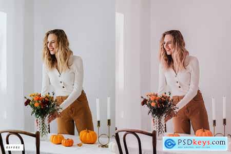 12 Pumpkin Lightroom Presets