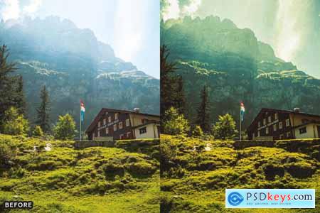 Landscape Cinematic Lightroom Presets Pack