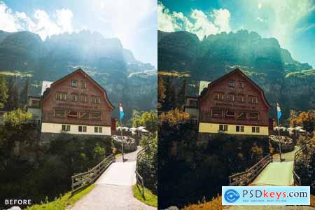 Landscape Cinematic Lightroom Presets Pack