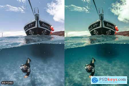 Scuba Diving Lightroom Presets Pack