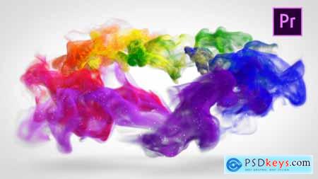 Colorful Smoke Logo Reveal II - Premiere Pro 54463329