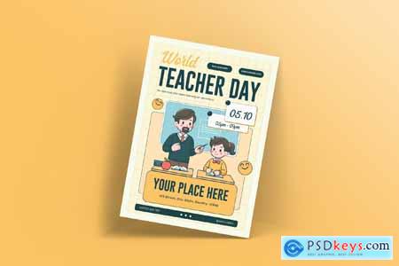 World Teacher Day Flyer