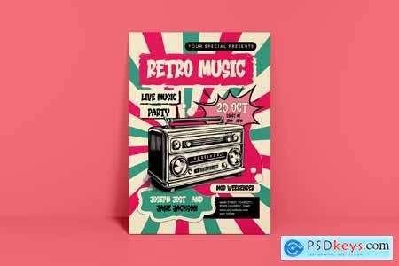 Retro Music Flyer