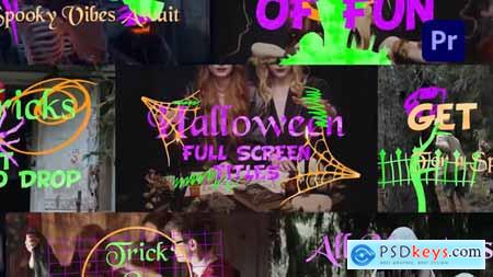 Spooky Splash Full-Screen Halloween Titles 54572586