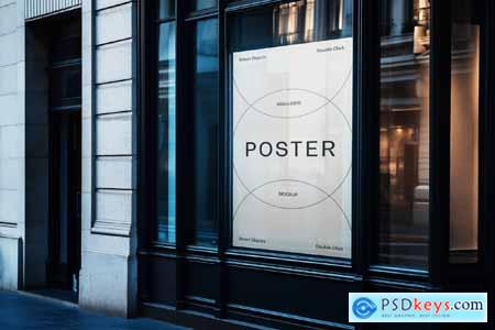 Storefront Poster Mockup