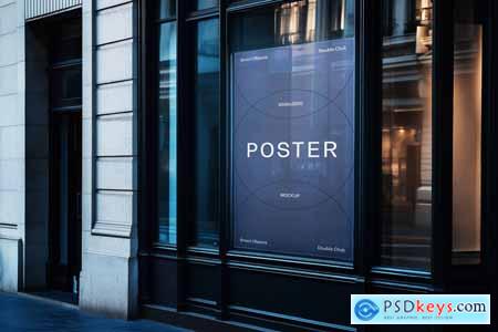 Storefront Poster Mockup