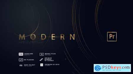 Modern Titles Golden Circles MOGRT 54327899