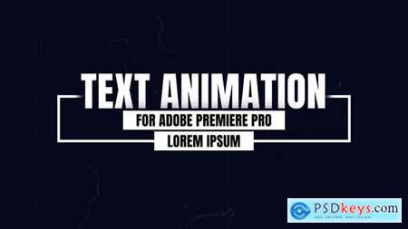 Text Animation for Premiere Pro 54526556