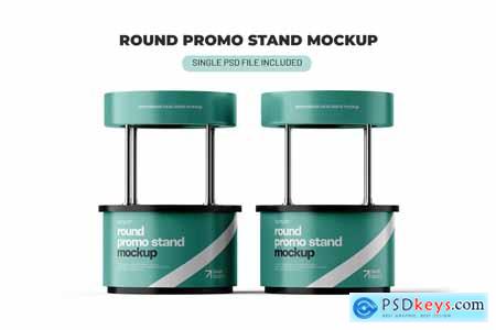 Promotional Rounded Stand Mockup