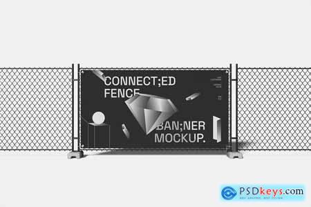 Connected Fence Banner Mockup 004