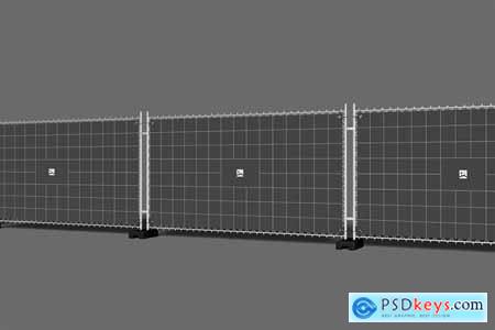 Connected Fence Banner Mockup 004