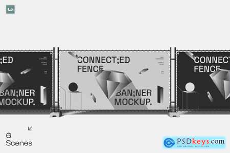 Connected Fence Banner Mockup 004