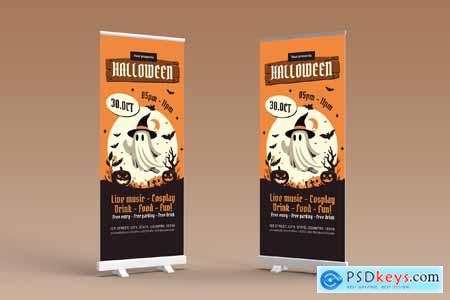 Halloween Roll-up Banner