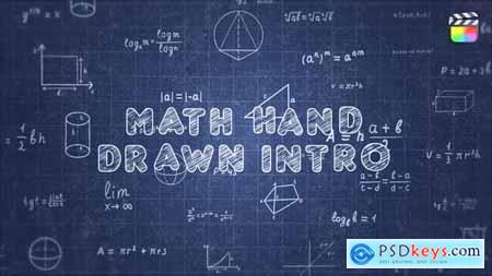 Math Hand Draw Intro - FCPX 54354709