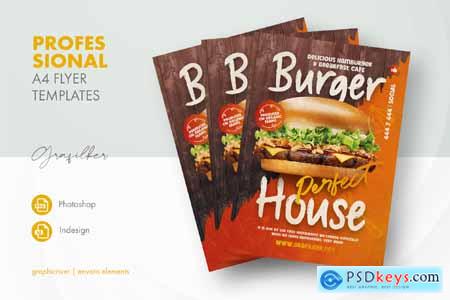 Burger Restaurant Flyer Templates