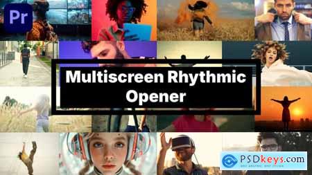 Multiscreen Rhythmic Opener MOGRT 54652733