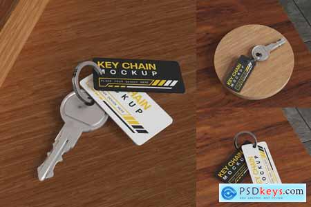 Key Chain Mockup