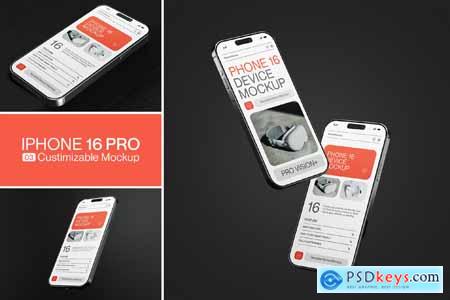 IPhone 16 Pro Mockup Set