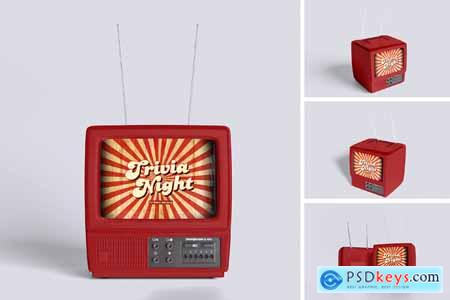 Retro Tv Mockup