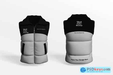 Vest Puffer Mockup