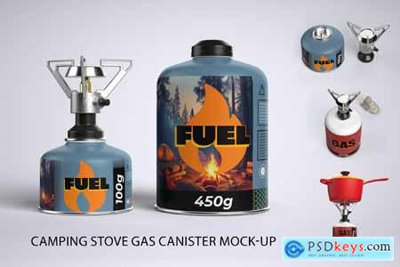 Camping Stove Gas Canister Mock-Up