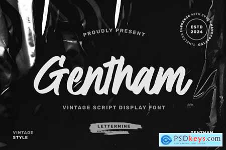 Gentham - Script Handwritten