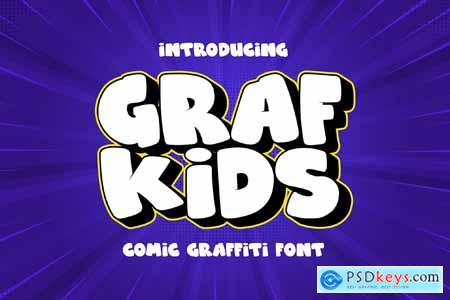 Grafkids - Comic Graffiti Font