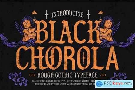 Black Chorola Typeface