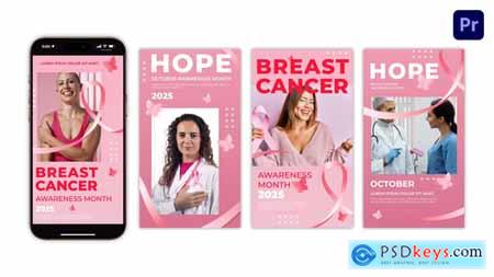 Breast Cancer Month Instagram Story MOGRT 54696071