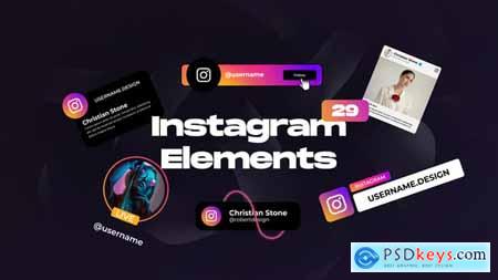 Instagram Social Media Elements for Premiere Pro 54719415