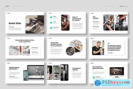 Plumbing Services Powerpoint Template