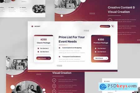 Wevent Event Organizer Powerpoint Template