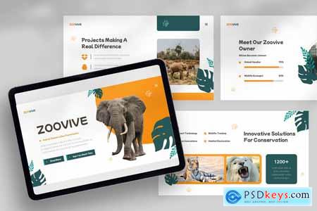 Zoovive Animal Conservation Powerpoint Template